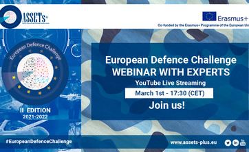 European Defence Challenge II edition - WEBINAR WITH EXPERTS